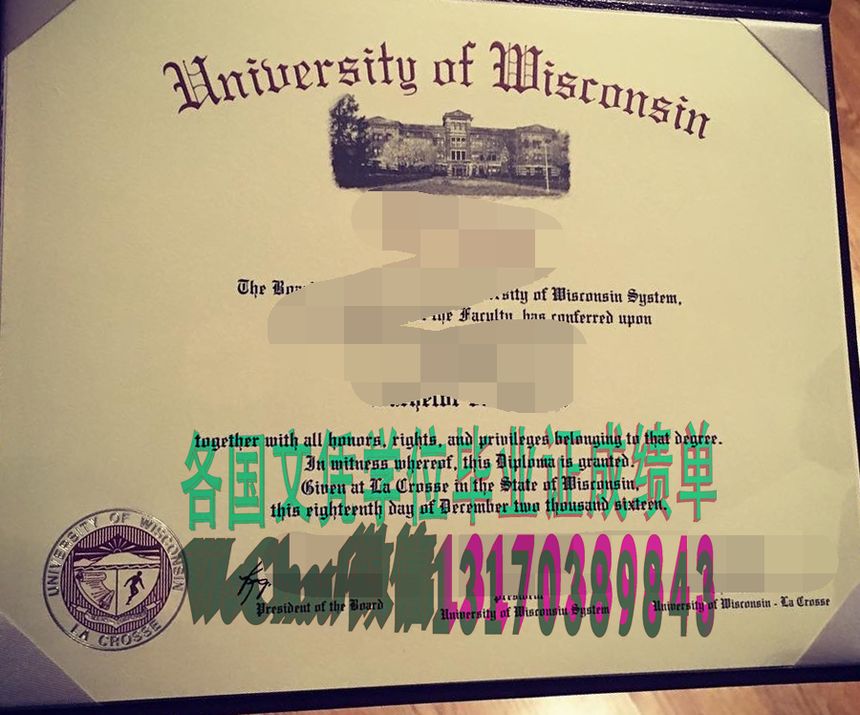 做假威斯康星大学拉科罗斯分校学位证书