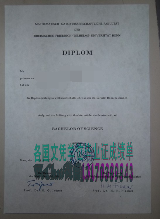 哪里能办波恩大学成绩单