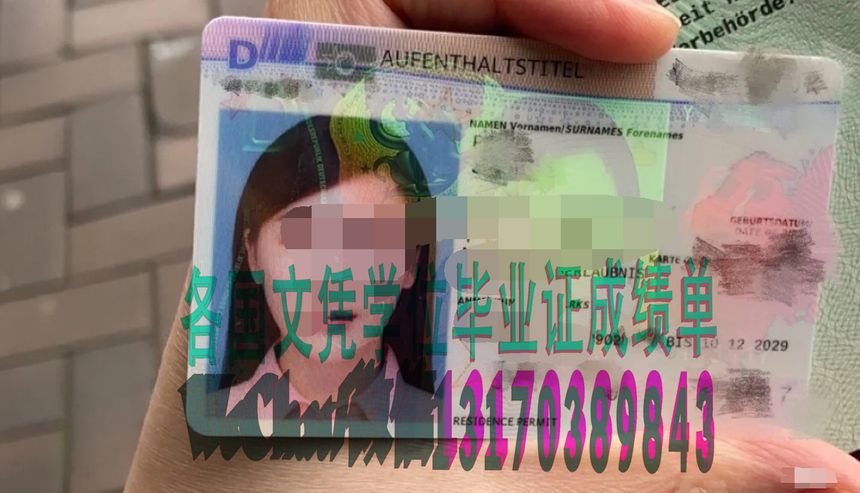怎么制作德国居留卡