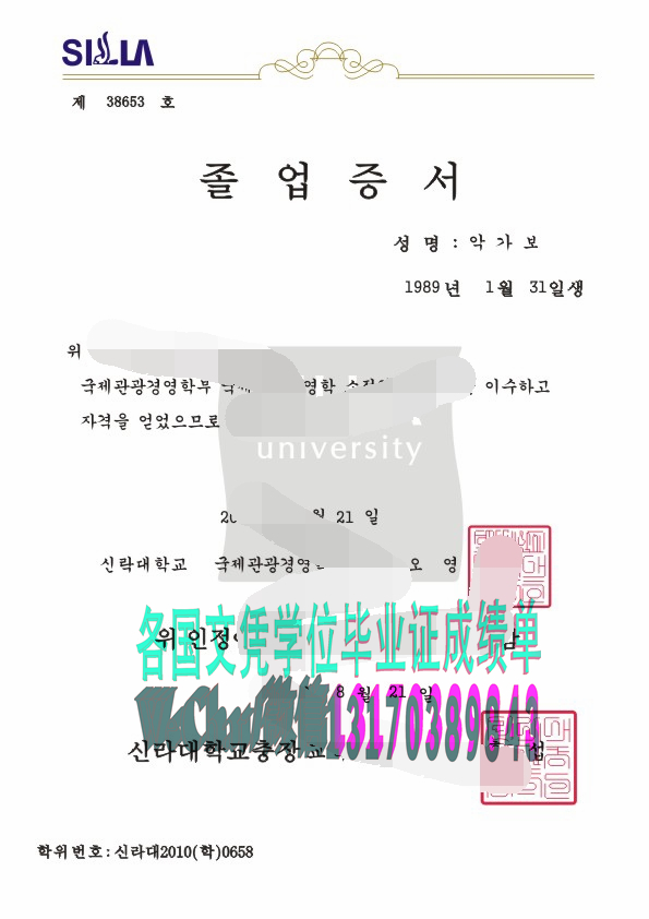 怎么造假新罗大学文凭