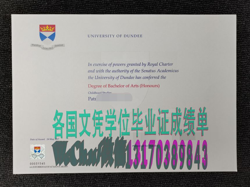 英国邓迪大学毕业证作假