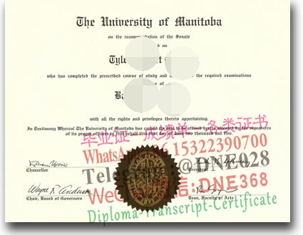 加拿大曼尼托巴大学毕业证样本